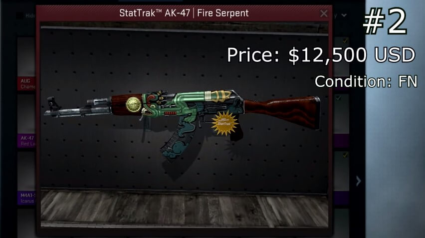 csgo en pahalı 2. skin